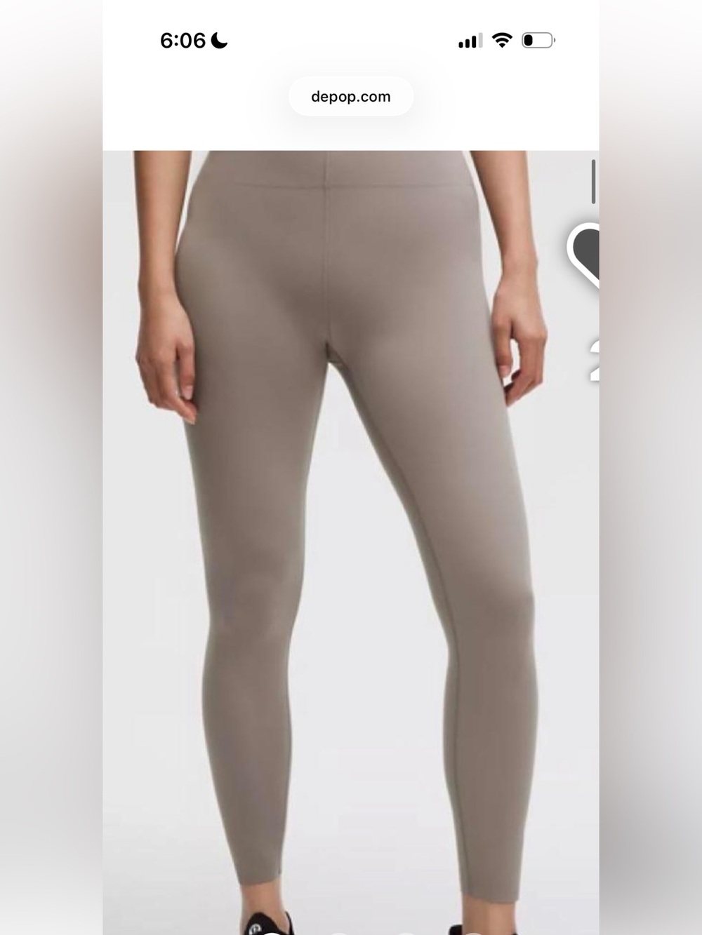 lululemon athletica Align 25” in Warm Ash Gray